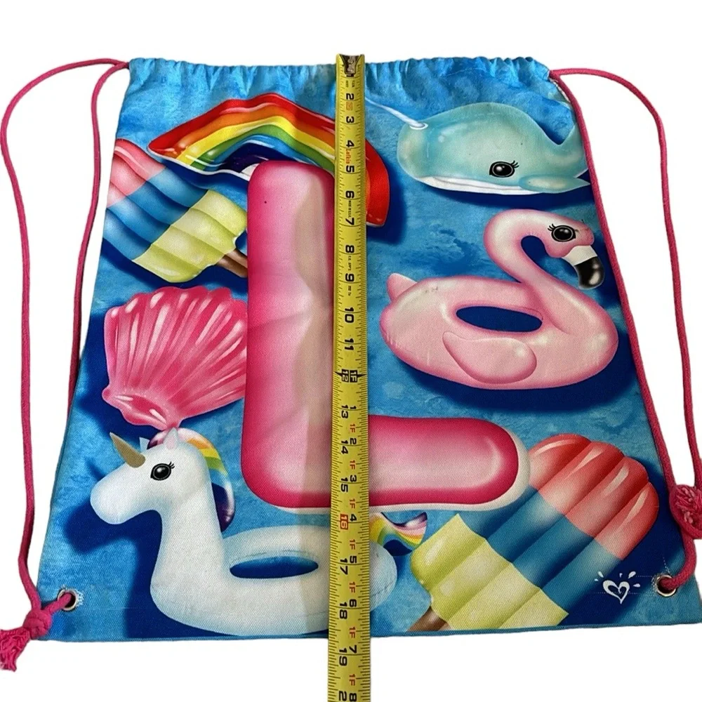 Justice Letter “L” Drawstring Backpack - Picture 7 of 8
